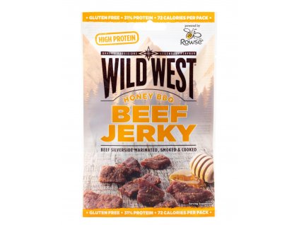 Wild West Beef Jerky Honey BBQ 25g