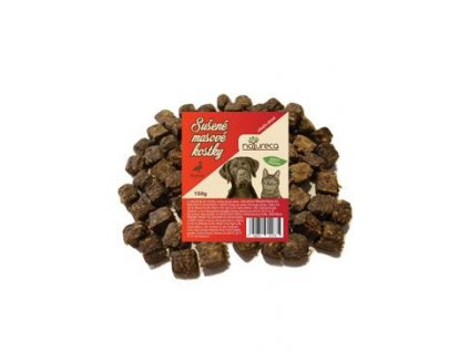 NATURECA pochoutka Masové kostky Kachna, 100%maso 150g