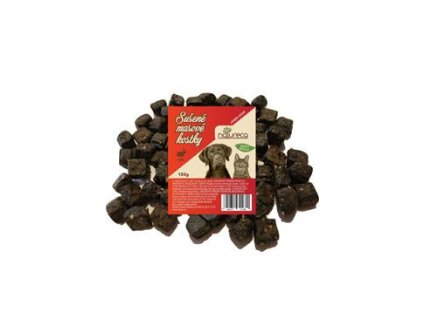 NATURECA pochoutka Masové kostky Zajíc, 100%maso 150g