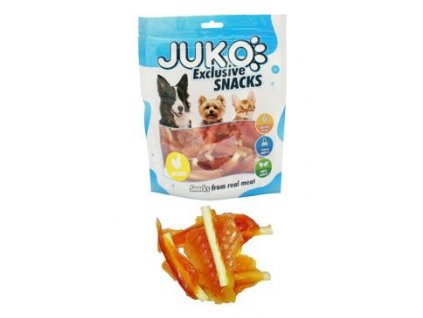 JUKO Snacks Chicken jerky with calcium soft bone 250 g