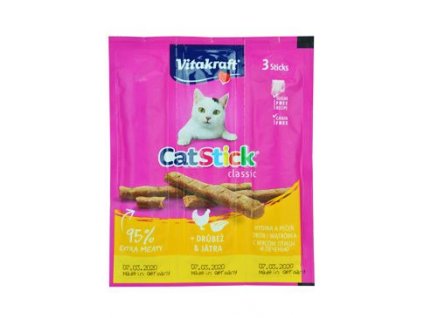 Vitakraft Cat pochoutka Stick Clasic Poultry Liver 3ks
