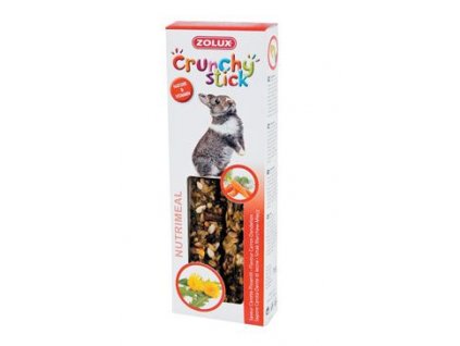 Pochoutka CRUNCHY STICK mrkev/pamp pro králíky Zolux