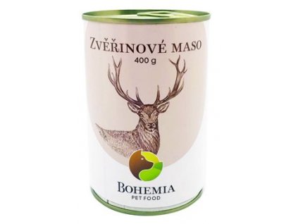 BOHEMIA MASO Zvěřinové ve vlastní šťávě 400g