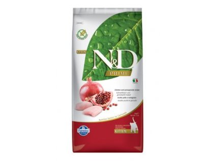 N&D PRIME CAT KITTEN Chicken & Pomegranate 10kg