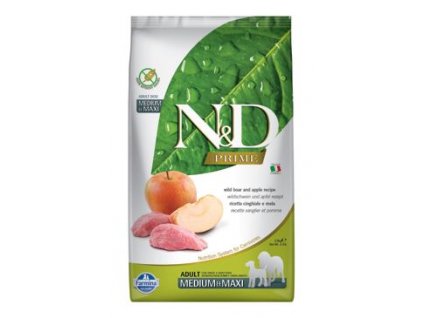 N&D PRIME DOG Adult M/L Boar & Apple 2,5kg