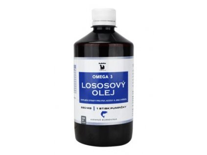 Lososový olej 100% surový ProFitPet 500ml