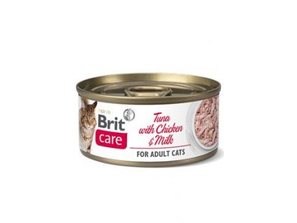 Brit Care Cat konz Fillets Chicken&Milk 70g