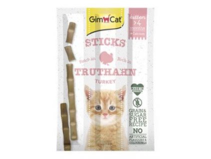 Gimcat Sticks Kitten krocan+calcium 3ks