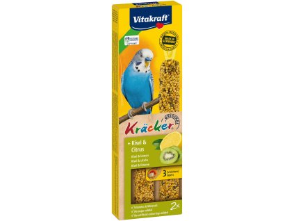 Vitakraft Bird Kräcker Andulka kiwi+citrus tyč 2ks