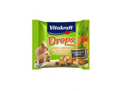 Vitakraft all Rodent poch. Carotties mini Drops 40g