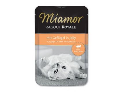 Miamor Cat Ragout Junior kapsa drůbež v želé 100g
