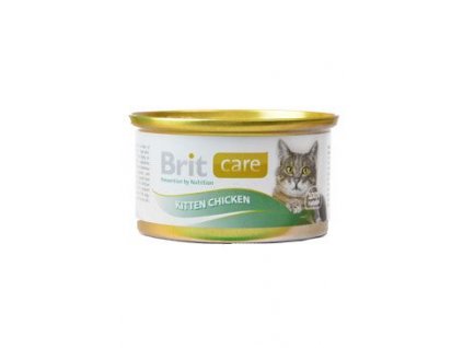 Brit Care Cat konz Kitten kuřecí prsa 80g