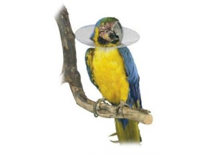 Límec ochranný plastový Bird Collar pro ptáky 14cm