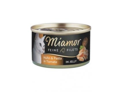 Miamor Cat Filet konzerva kuře+těstoviny v želé 100g A