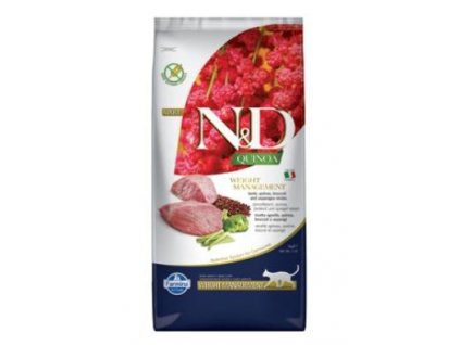 N&D Quinoa CAT Weight Management Lamb & Broccoli 1,5kg