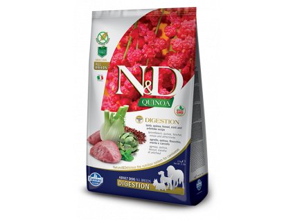 N&D Quinoa DOG Digestion Lamb & Fennel M/L 7kg