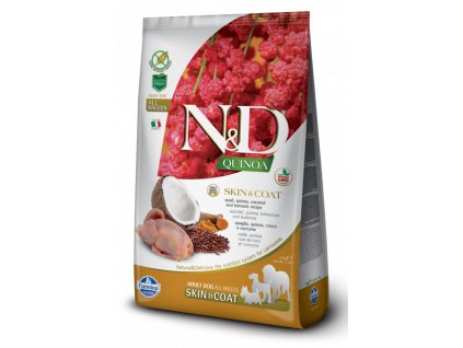 N&D Quinoa DOG Skin&Coat Quail all breeds 2,5kg krmivo pro dospělé psy