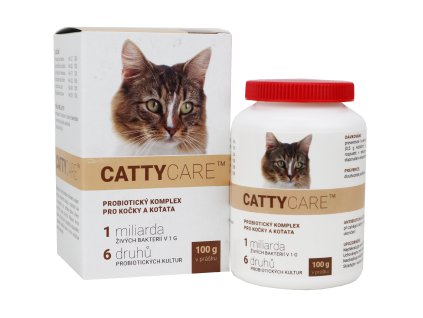Catty Care Probiotika pro kočky a koťata plv 100g