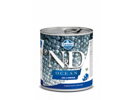 N&D DOG OCEAN Adult Codfish & Pumpkin 285g