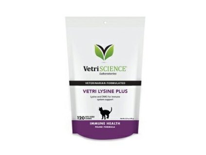 VetriScience Lysine Plus podp.imunity kočka 120g