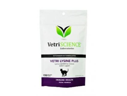 VetriScience Lysine Plus podp.imunity kočka 120g