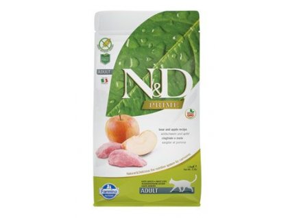 N&D PRIME CAT Adult Boar & Apple 1,5kg