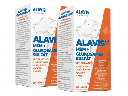 Alavis MSM+Glukosamin sulfát pro psy 2 x 60tbl