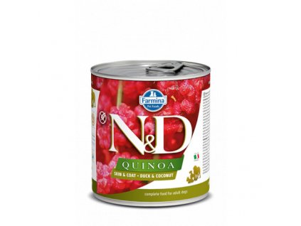 N&D DOG QUINOA Adult Duck & Coconut 285g