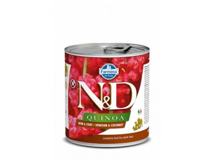 N&D DOG QUINOA Adult Venison & Coconut 285g