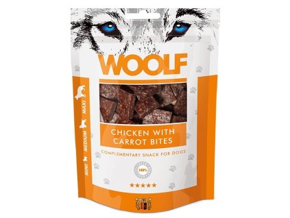 WOOLF pochoutka Chicken with Carrot Bites 100g