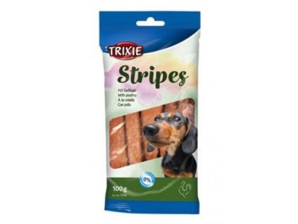 Trixie STRIPES light drůbeží pro psy 10ks 100g TR