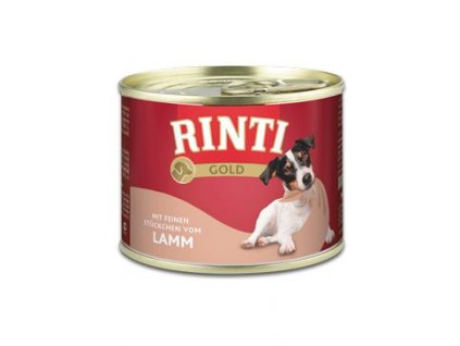 Rinti Dog Gold konzerva jehně 185g