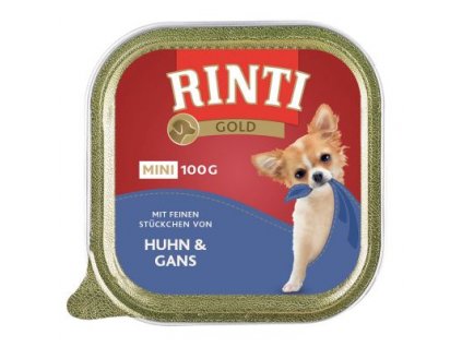 Rinti Dog Gold Mini vanička kuře+husa 100g