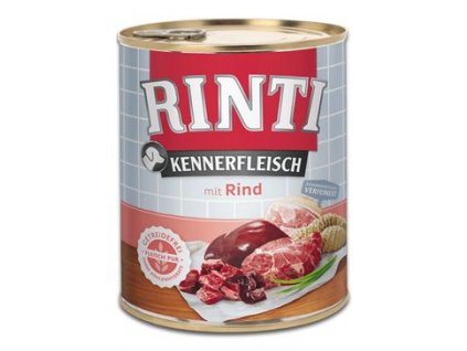 Rinti Dog Kennerfleisch konzerva hovězí 800g