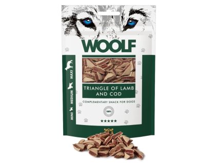 WOOLF pochoutka Triangle of Lamb and Cod 100g