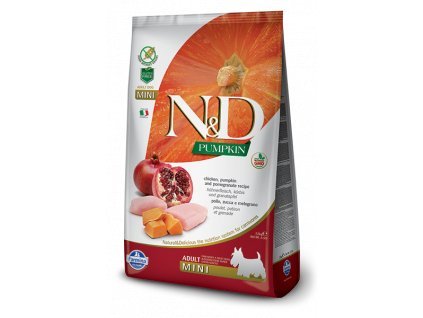 N&D Pumpkin DOG Adult Mini Chicken&Pomegranat 2,5kg