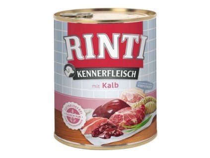 Rinti Dog Kennerfleisch konzerva telecí 800g