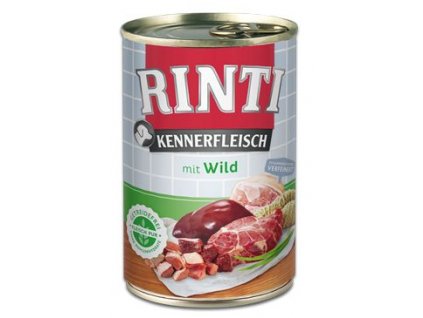 Rinti Dog Kennerfleisch konzerva zvěřina 400g