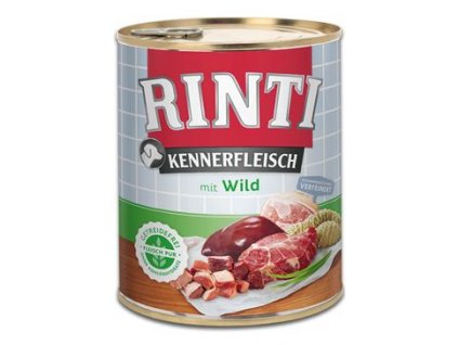 Rinti Dog Kennerfleisch konzerva zvěřina 800g