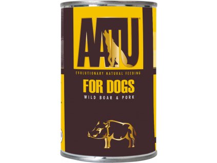 AATU Dog Wild Boar n Pork konz. 400g