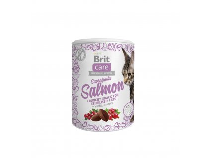 Brit Care Cat Snack Superfruits Salmon 100g