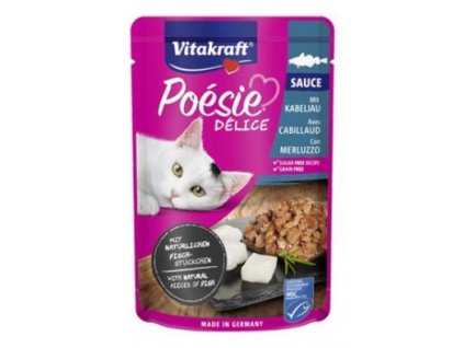 Vitakraft Cat Poésie DéliSauce kapsa treska tm. 85g