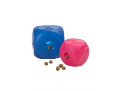 Hračka pes BUSTER Soft Mini Cube purpurová 9cm