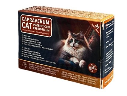 CAPRAVERUM CAT probioticum prebioticum 30tbl