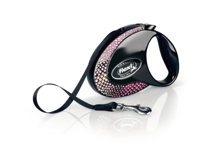 Flexi Vodítko Glam Composition S pásek 3m Onyx Black