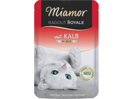 Miamor Cat Ragout kapsa Royale telecí v želé 100g