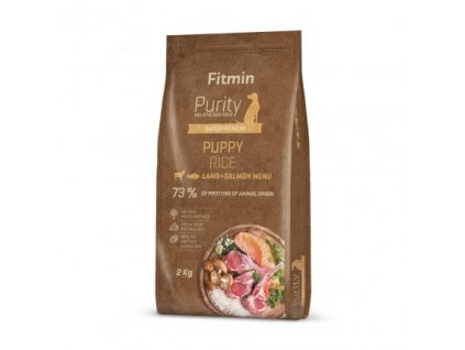 Fitmin Dog Purity Rice Puppy Lamb & Salmon 2 kg