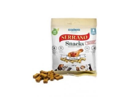 Serrano Snack for Dog-Turkey 100g