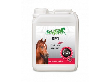 Repelent RP1 Ultra ekonomické balení - Ultrasilný sprej pro koně a jezdce, Kanystr, 2,5 l