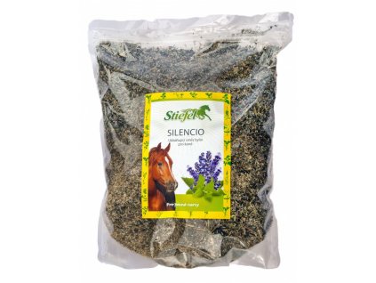 Silencio řezané byliny pro koně na nervy a zklidnění 1 kg